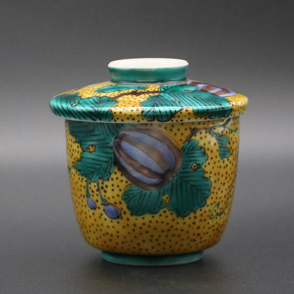 楽天市場】三ツ井為吉 九谷焼茶碗蒸し（蒸し碗）吉田屋からす瓜 : 九谷