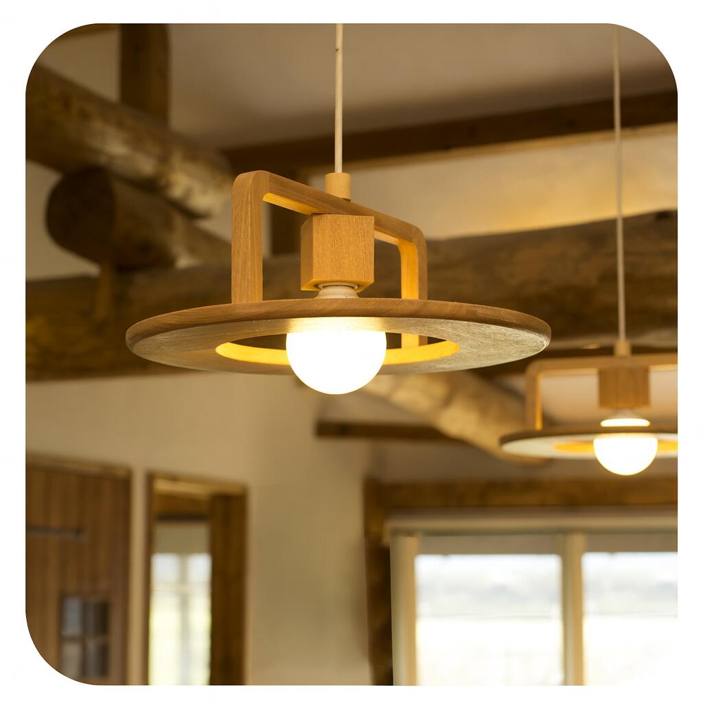 楽天市場】mondo hom ペンダントライト 木 天然木led 8畳 リビング