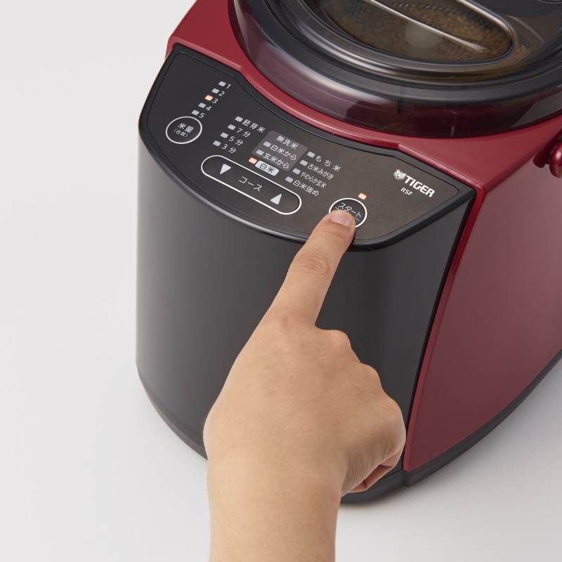 楽天市場】【日本製】【精米器】 タイガー魔法瓶 RSF-A100-R レッド