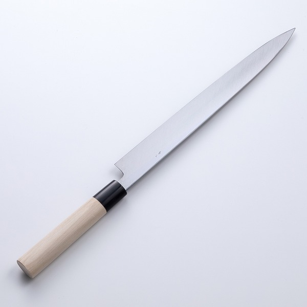 楽天市場】堺元兼 柳刃包丁 片刃 300mm 白紙2号 水牛柄 木鞘付 極上品