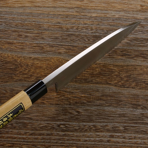 楽天市場】出刃包丁 片刃 180mm 銀三ステンレス 桜柄(和包丁