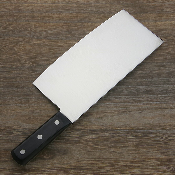 楽天市場】中華包丁 両刃 220mm 一角作 極 方頭刃 中厚 上級者向け