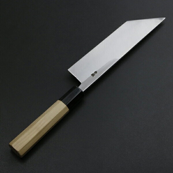 楽天市場】東周作 鰻裂き包丁 片刃 180mm 江戸裂き 関東型 青紙2号