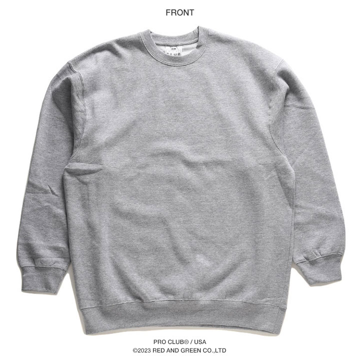楽天市場】PRO CLUB トレーナー ブランド スケボー 長袖 スウェット 裏