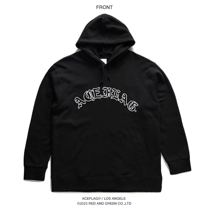 楽天市場】ACE FLAG パーカー スケボー フーディ 長袖 スウェット 裏