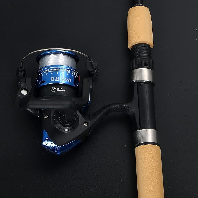 楽天市場】釣竿セット コンパクトロッド スピニングリール 全長100cm