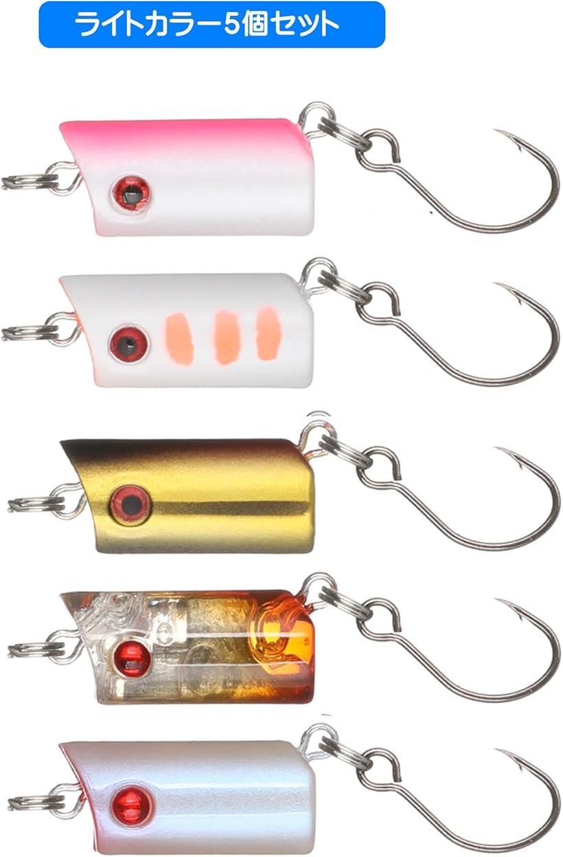 楽天市場】ペレット ルアー 5個 セット エリア トラウト スロー