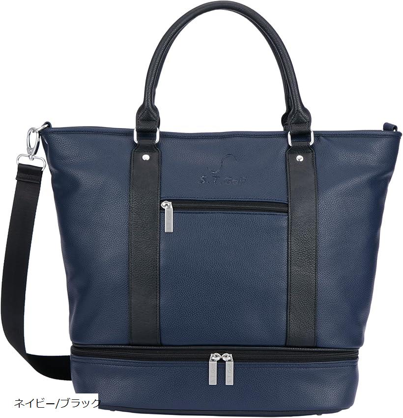 楽天市場】ゴルフ トートバッグ メンズ 高級PUレザー 大容量 シューズ