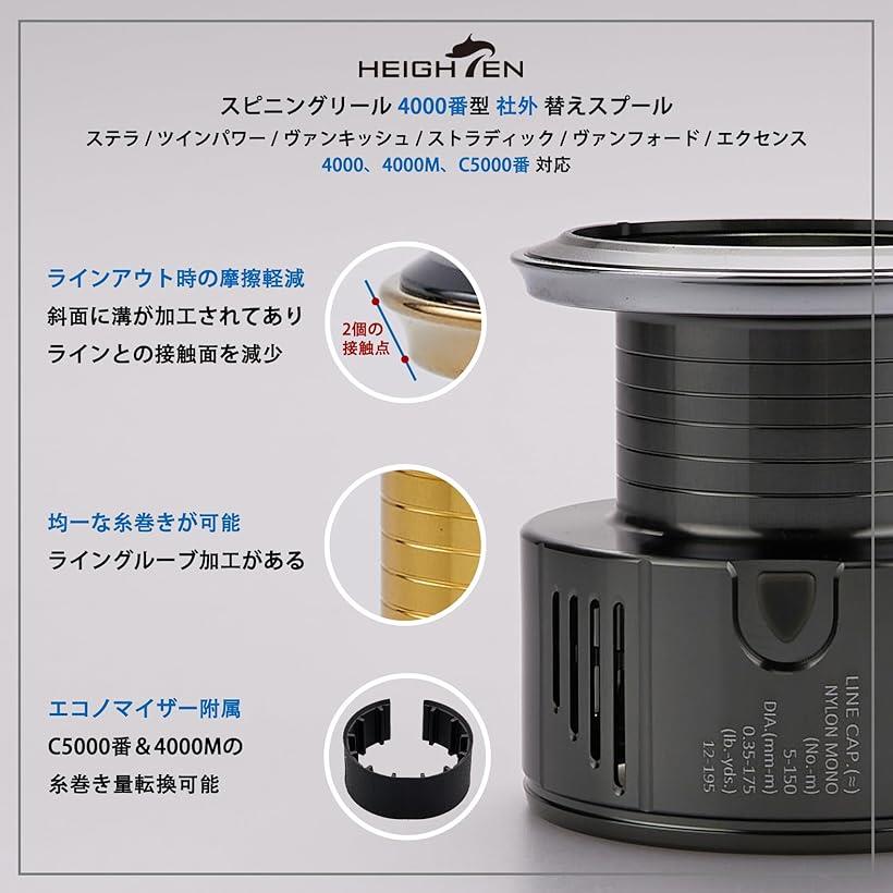 楽天市場】リール スプール 替えスプール 4000番から5000番対応 ステラ