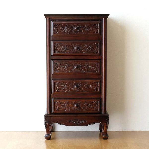 楽天市場】アンティーク風チェスト 猫脚 木製 アンティークサイド