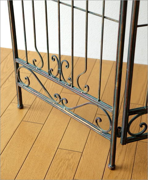 楽天市場】パーテーション パーティション アイアン 3連 180cm