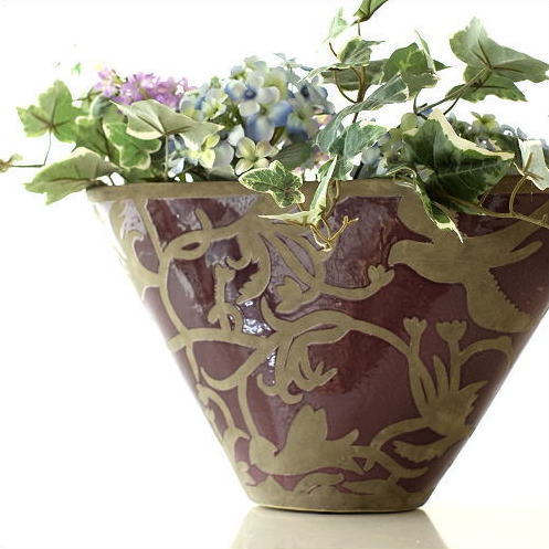 楽天市場】フラワーベース 花瓶 陶器 花器 おしゃれ アンティーク 花瓶