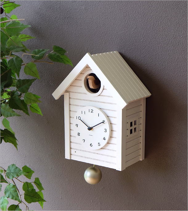 楽天市場】壁掛け時計 鳩時計 ハト時計 カッコークロック カッコウ時計