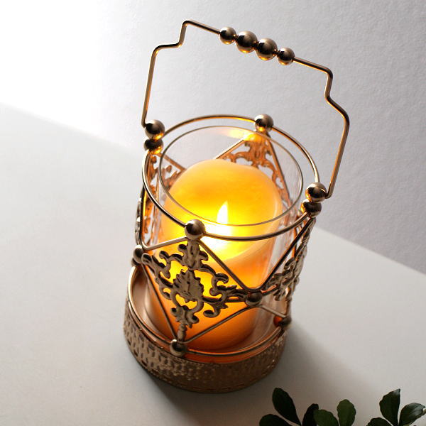 楽天市場】ランタン LEDキャンドル キャンドルホルダー オブジェ 置物