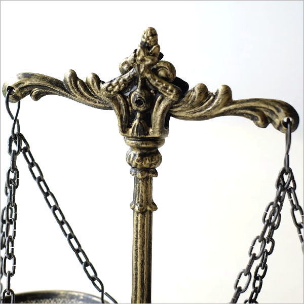 楽天市場】天秤 オブジェ 置物 おしゃれ アンティーク調 レトロ