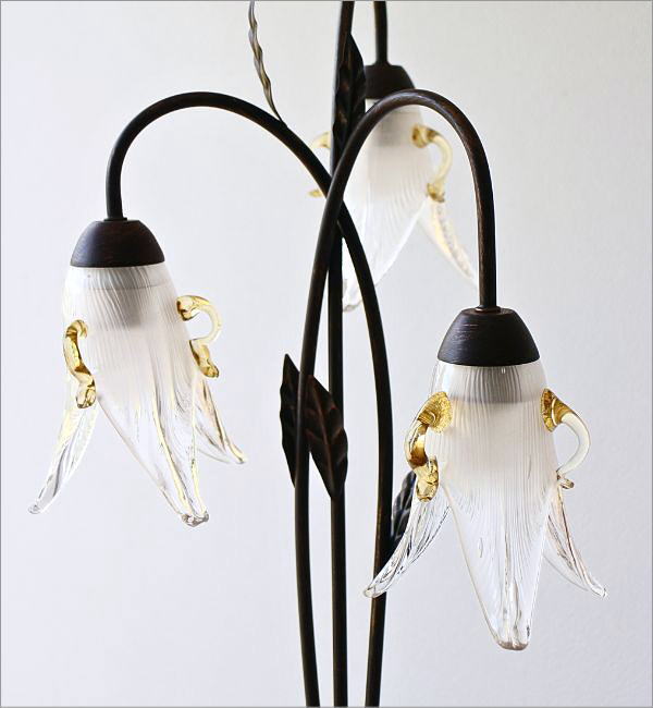 楽天市場】フロアライト アンティーク おしゃれ 3灯 フロアスタンド