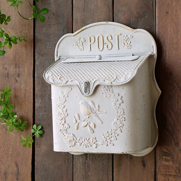 楽天市場】ポスト 郵便ポスト 郵便受け 壁掛け 壁付け おしゃれ ブリキ