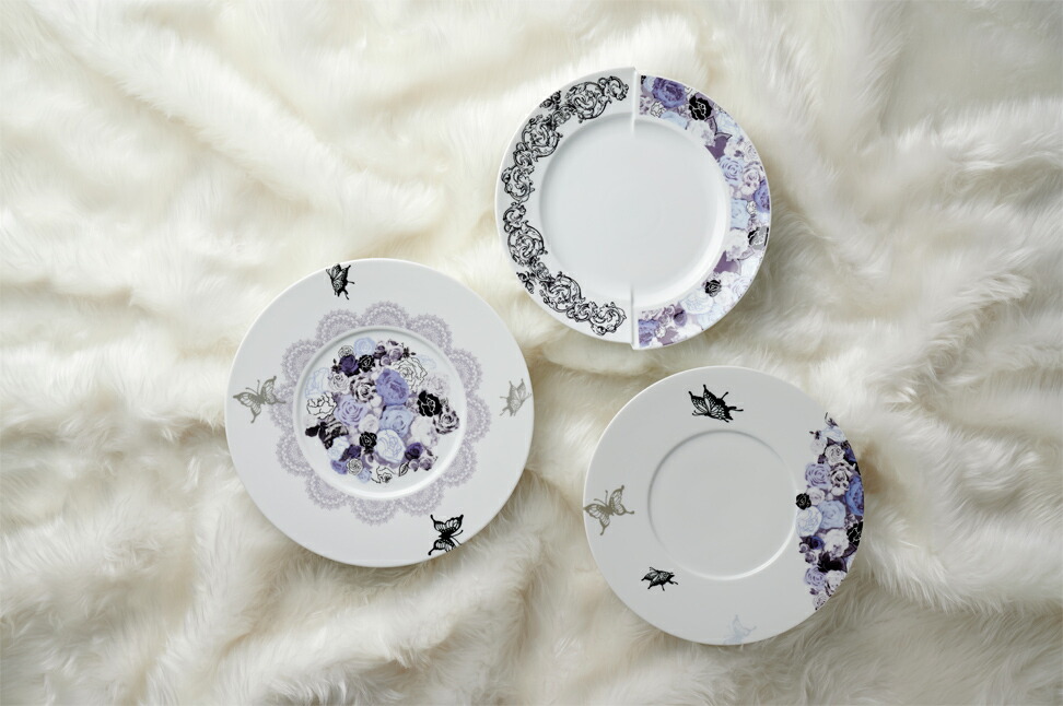 CELINEセリーヌ ☆ バタフライプレート 蝶々 陶器製 お皿 食器 【公式