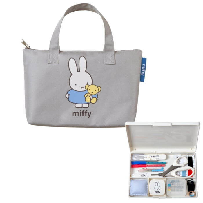 楽天市場】裁縫セット ミッフィー ソーイングセット ファスナーバッグ