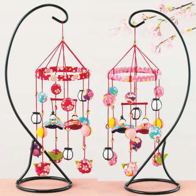 楽天市場】つるし雛 ちりめん細工 手作りキット つるしかざりの