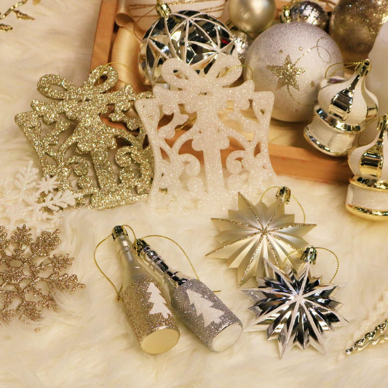 楽天市場】クリスマス オーナメントセット 飾り クリスマスツリー 装飾