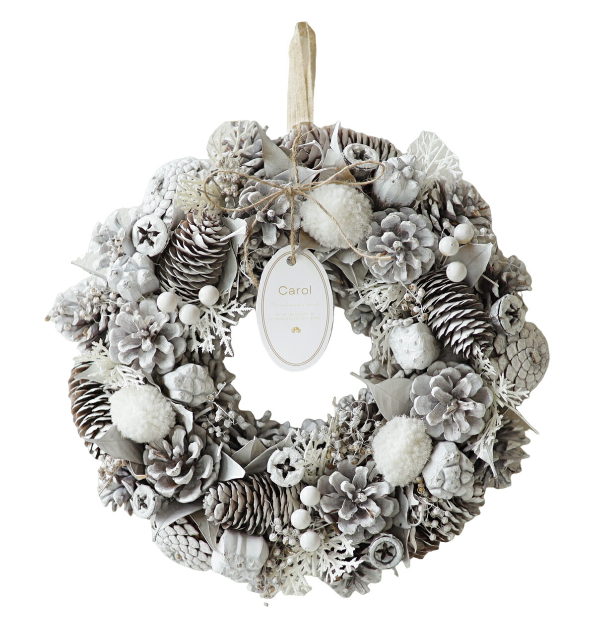 楽天市場】レビュー特典付き クリスマスリース 玄関 北欧 おしゃれ