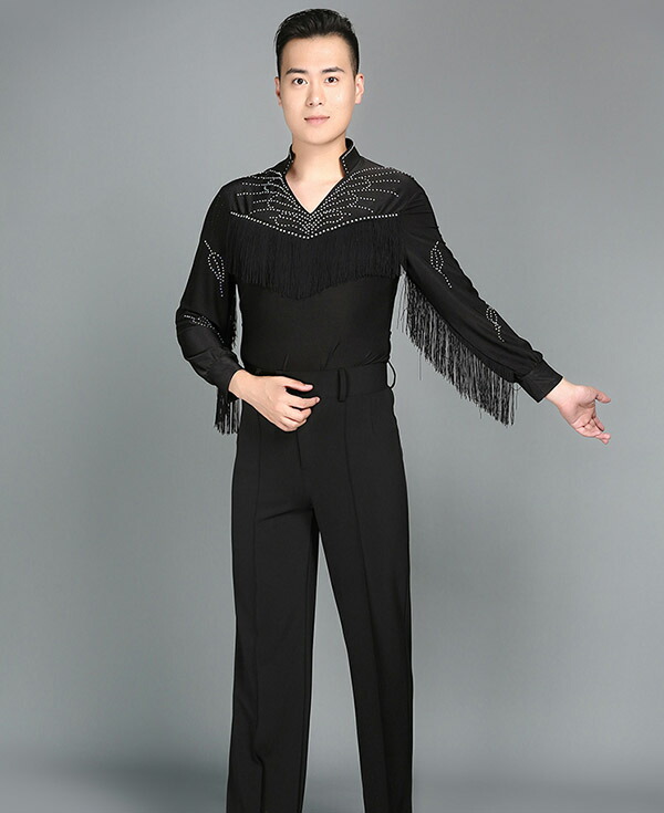 楽天市場】社交ダンス シャツ メンズ トップス モダンドレス 男性 衣装