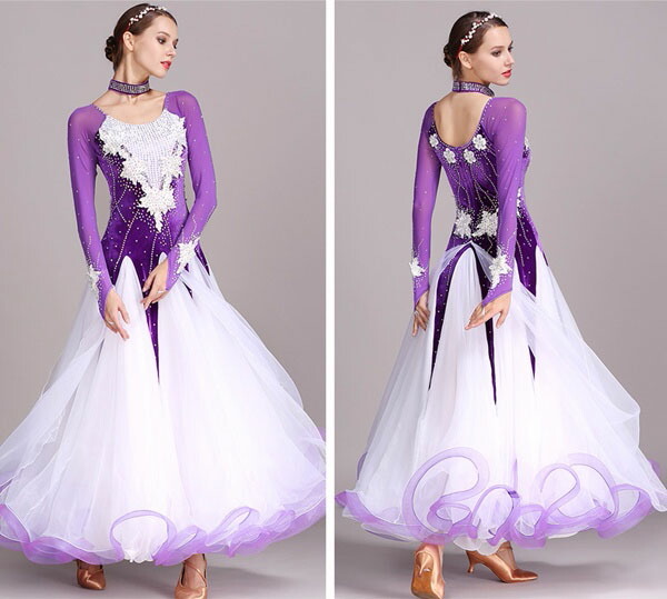 楽天市場】社交ダンス ドレス レディース スタンダード ワンピース