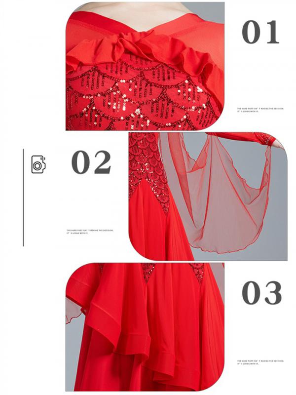 楽天市場】社交ダンスドレス フロート 上品 社交ダンス モダンドレス