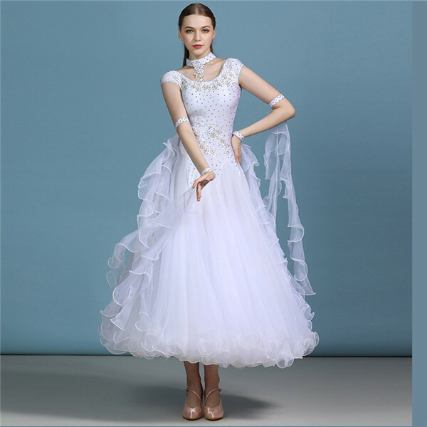 楽天市場】社交ダンスドレス フロート 上品 社交ダンス衣装 発表会