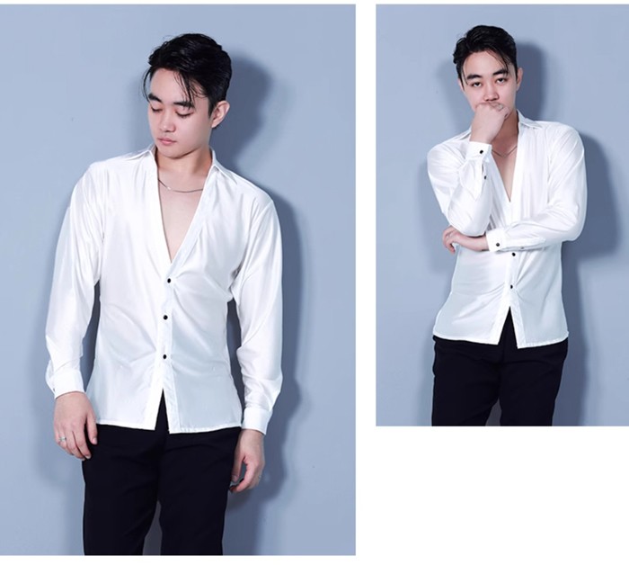 楽天市場】社交ダンス衣装 トップス メンズ ラテン ラテンダンス用