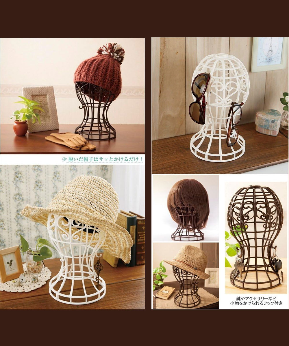 楽天市場】かんたん便利な帽子スタンド 帽子 小物 ウィッグ 収納