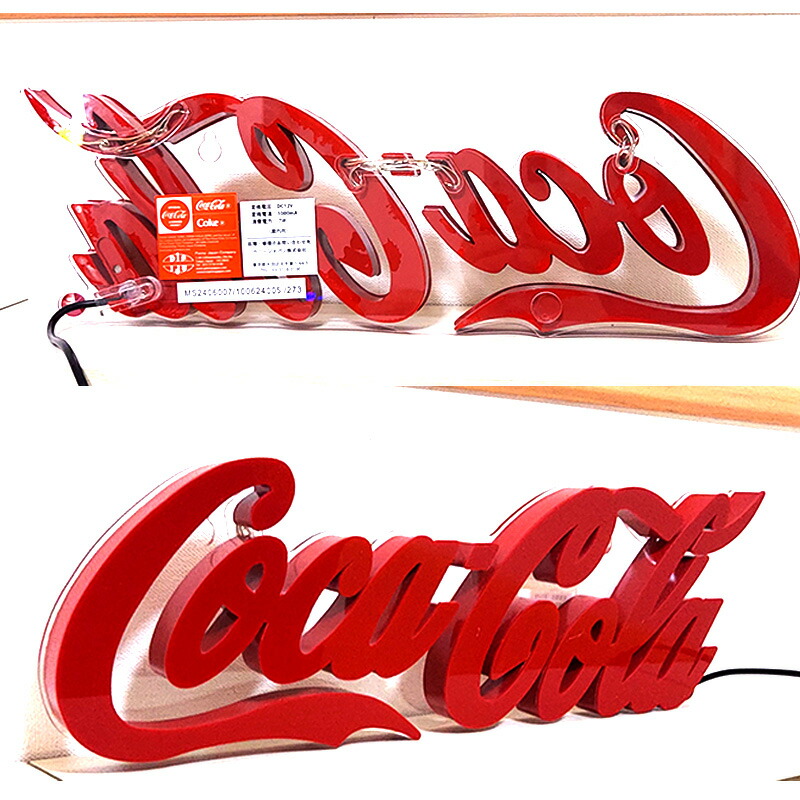 楽天市場】コカ・コーラ LEDライト おしゃれ ネオン 看板 ミニ