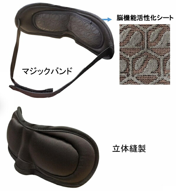 楽天市場】アイマスク 脳リフレ アイケア用品 リラックス 目元ケア