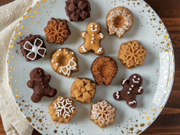 楽天市場】Nordic Ware ノルディックウエア クリスマスのティーケーキ