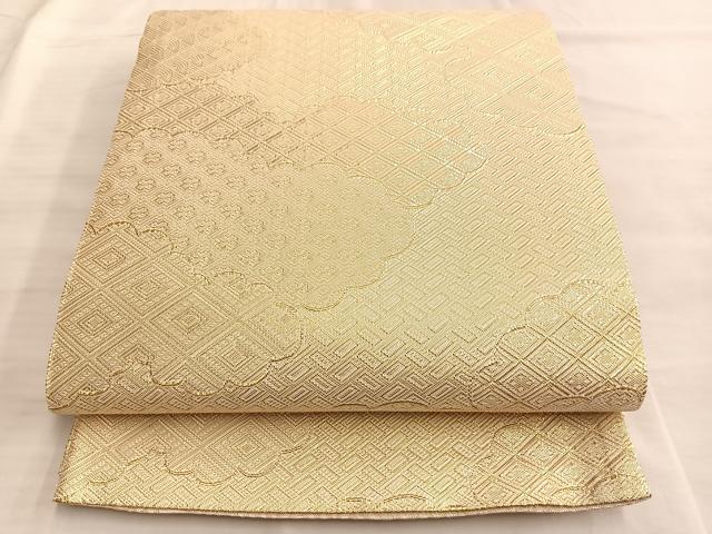 楽天市場】平和屋着物◎佐賀錦 全通柄袋帯 雲取り吉祥文 金糸 正絹