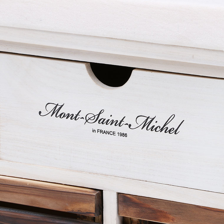 楽天市場】収納スツール ベンチ ボックス 椅子 フレンチ アンティーク