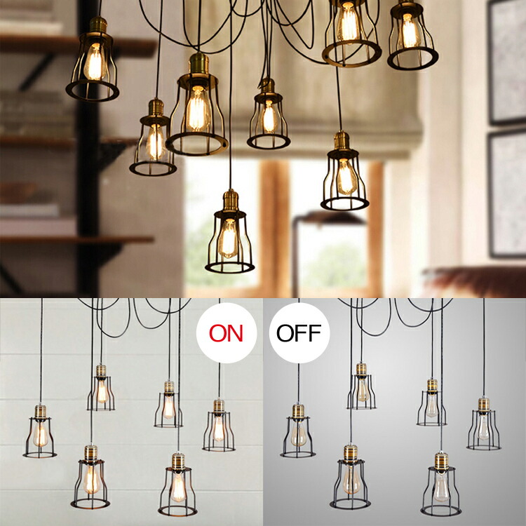 楽天市場】カントリー風 8灯式 シャンデリア カジュアル ペンダント