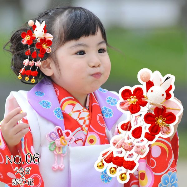 楽天市場】【3/4-3/11セール限定価格】 髪飾り つまみ細工 七五三 日本