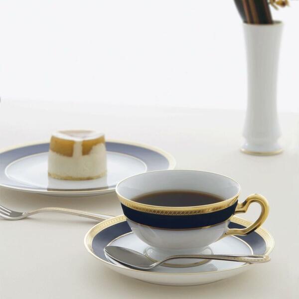 楽天市場】【大倉陶園】瑠璃片葉金蝕（9046） ティー・コーヒー碗皿