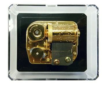 楽天市場】ニデックオルゴール 23弁透明四角ケースオルゴール【出産