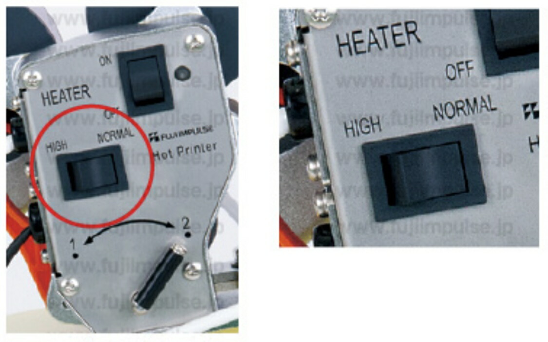 楽天市場】富士インパルス HP-362-N3 ホットプリンター（手動式）(お