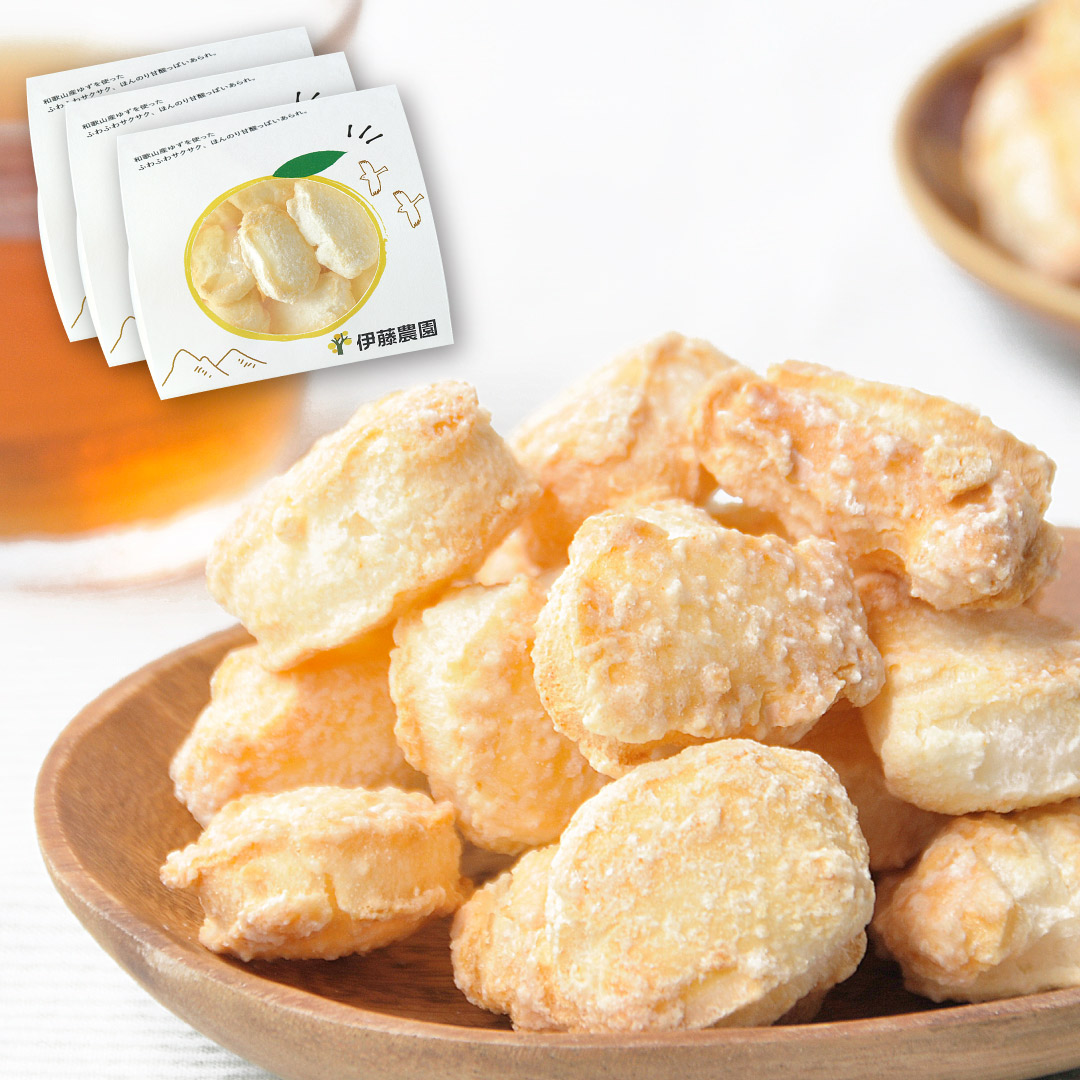 楽天市場】【季節限定商品】 伊藤農園 柚子あられ ゆずさくさく 1個