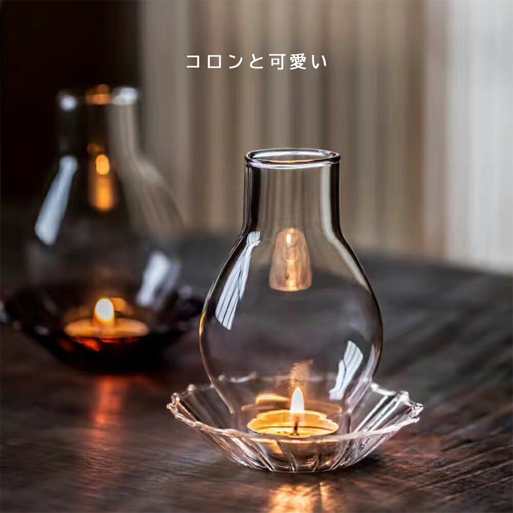 楽天市場】IwaiLoft 癒し空間作り ガラスキャンドルスタンド