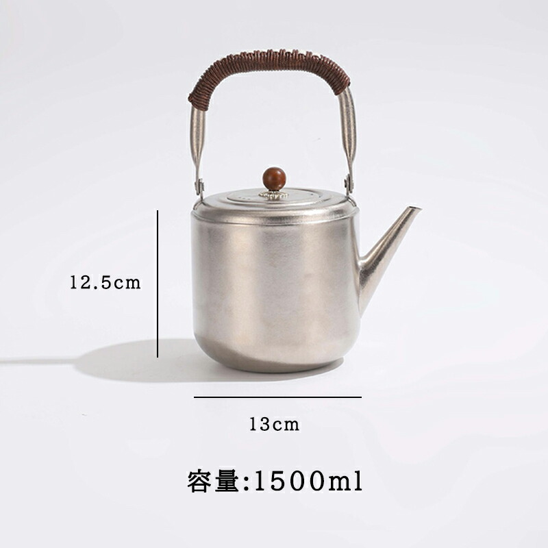 楽天市場】「極・チタン」純Ti ケトル やかん チタン 湯沸かし 軽量