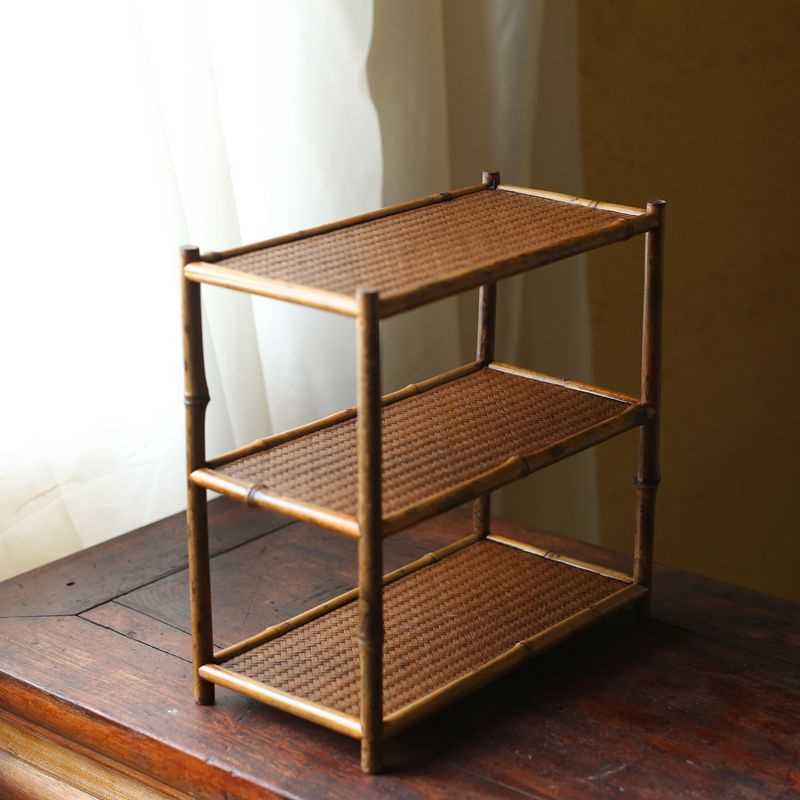 楽天市場】清境Craft 新作 机上ラック 卓上ラック 茶道具 小物収納