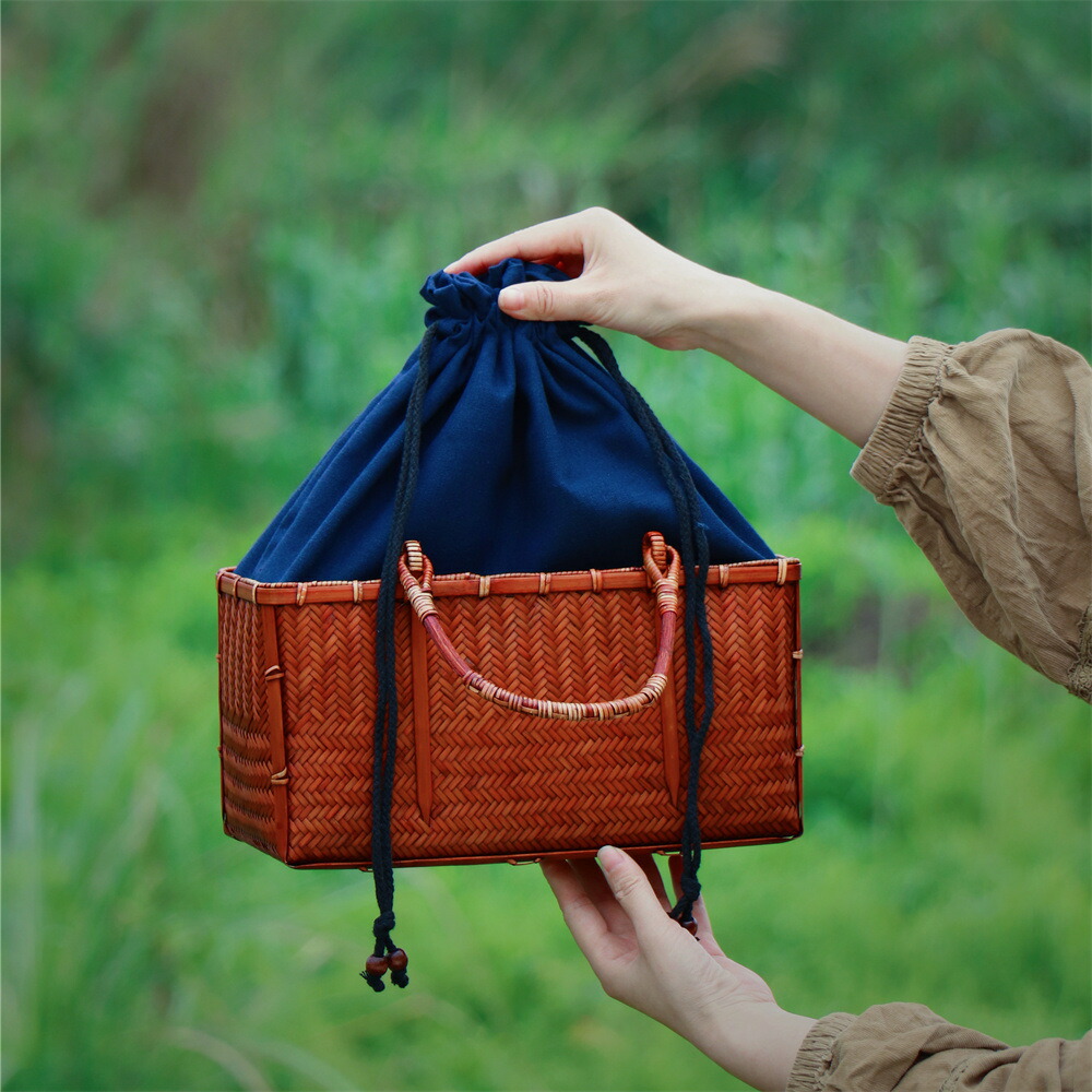 楽天市場】雅月 かごバッグ レディース 竹かご バッグ 小サイズ 軽量