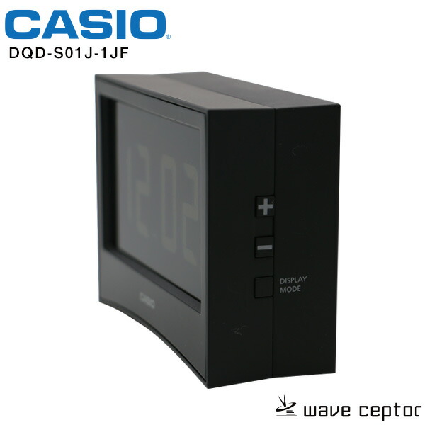 楽天市場】電波 置 めざまし 時計 カシオ DQD-S01J-1JF CASIO LED