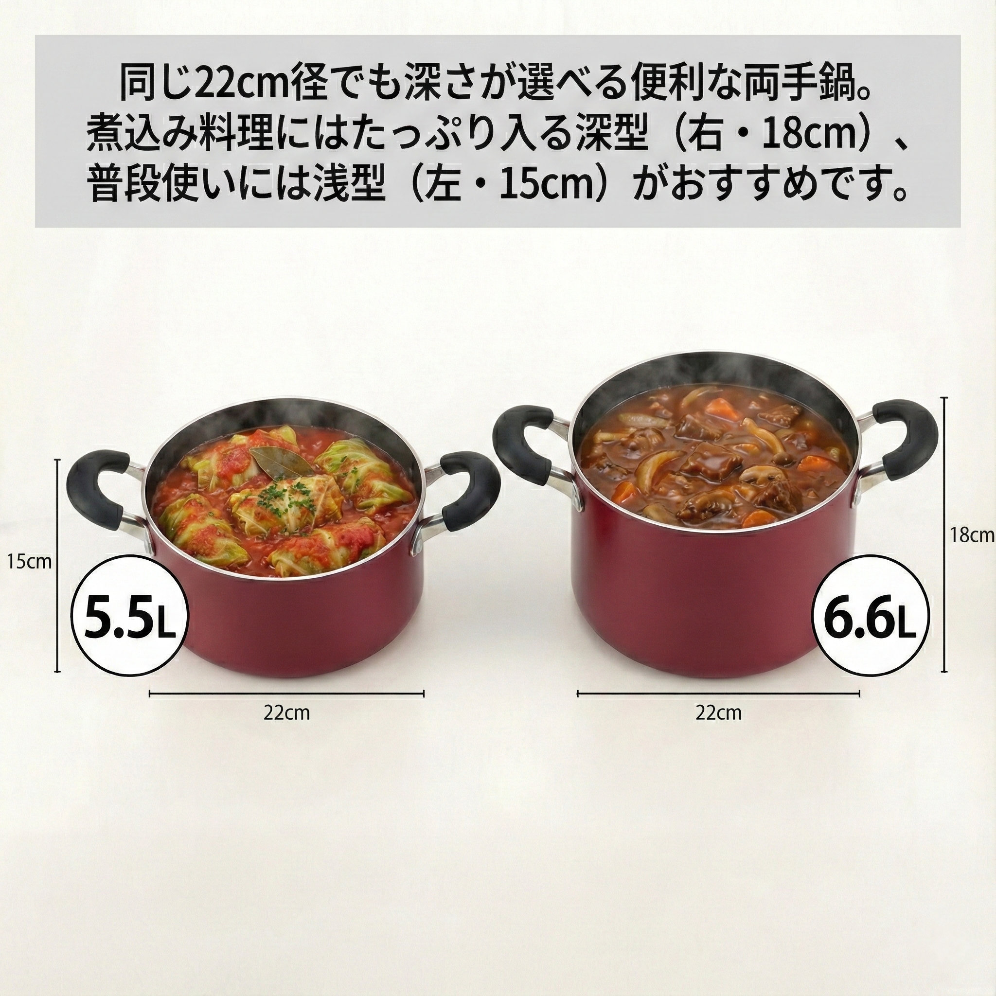 楽天市場】寸胴鍋 22cm IH対応 フッ素加工【ダイキンSilkware】ガラス