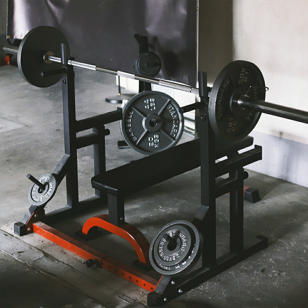 楽天市場】GronG(グロング) バーベル スタンド 筋トレ ベンチプレス